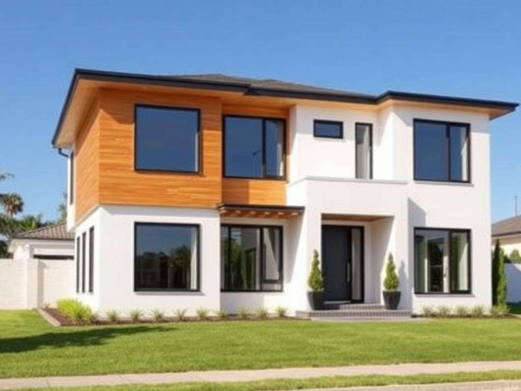 The Meridian House — modern luxury home exterior
