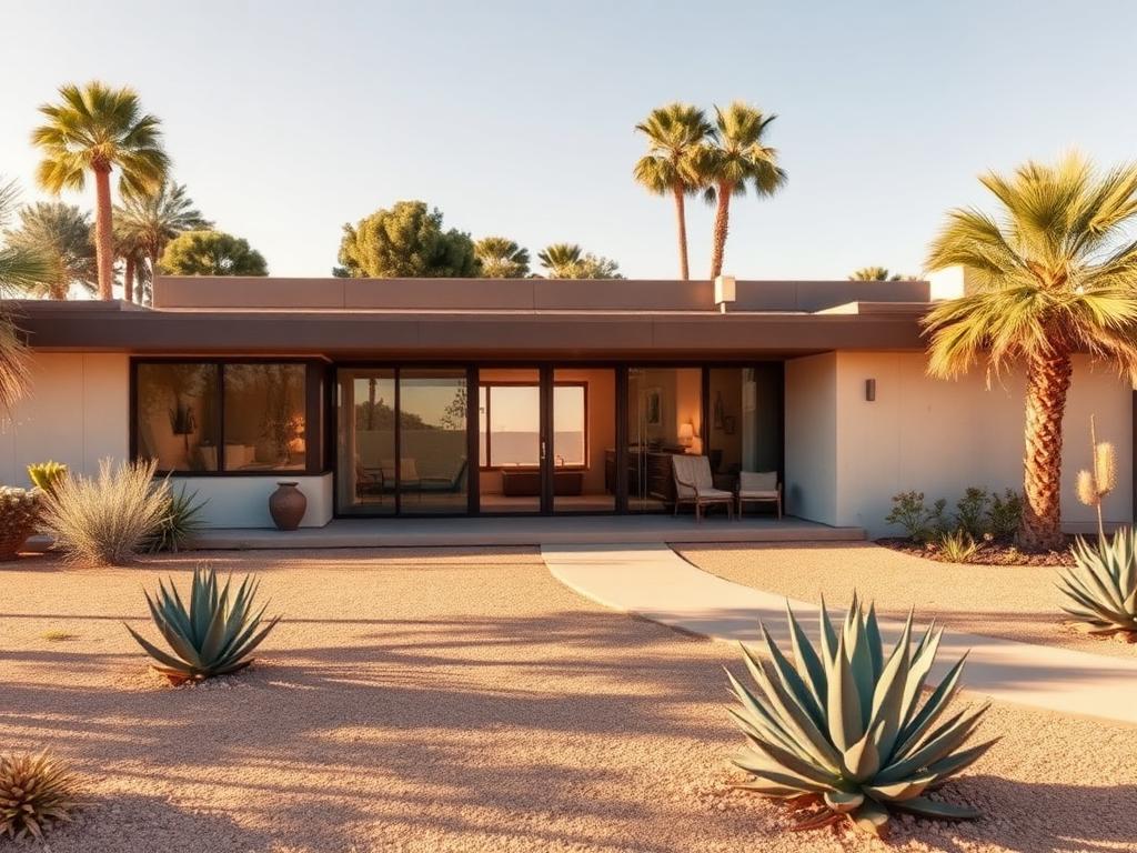 Palm Vista Ranch — mid-century ranch with desert landscaping
